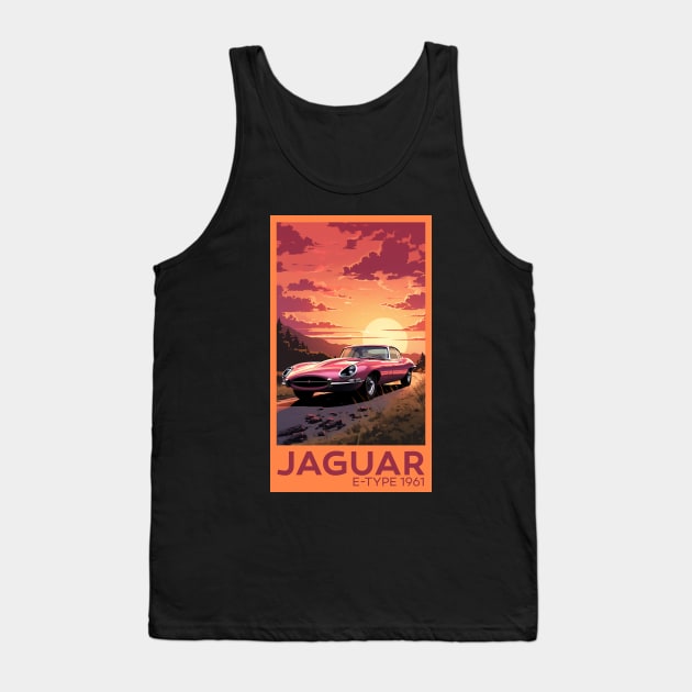 Jaguar E-Type Series 1 Tank Top by MaxDeSanje 